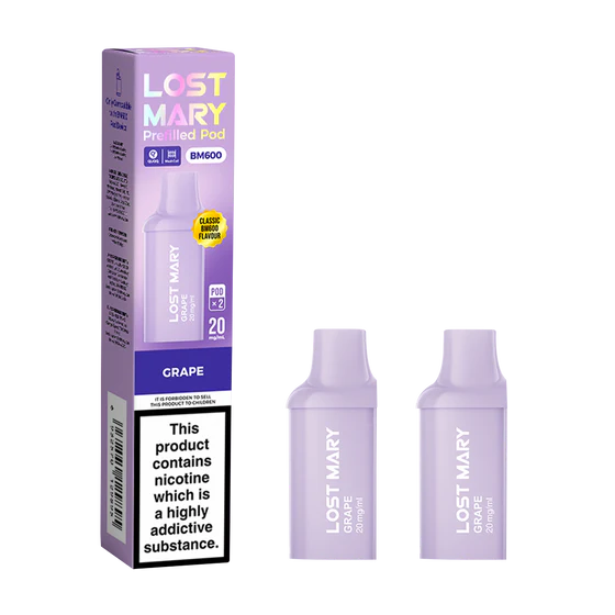 Lost Mary BM600 Prefilled Pods - 2 Pack - Grape