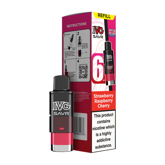 IVG SAVR Prefilled Pods - Strawberry Raspberry Cherry