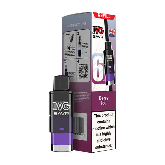 IVG SAVR Prefilled Pods - Berry Ice