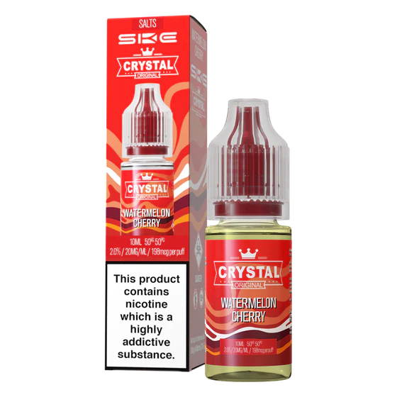 SKE Crystal Nic Salt 10ml - Watermelon Cherry