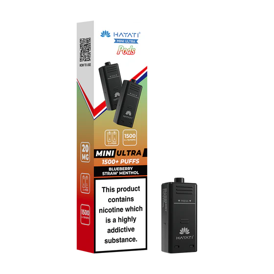 Hayati Mini Ultra Pods - Blueberry Straw' Menthol