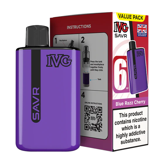 IVG SAVR Prefilled Pod Kit - Blue Razz Cherry