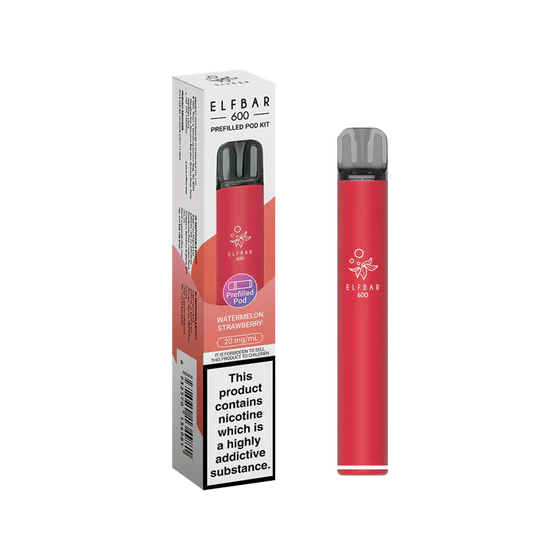 Elf Bar 600 Prefilled Pod Kit - Watermelon Strawberry