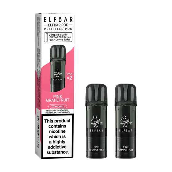 Elf Bar 600 Prefilled Pods - Pink Grapefruit