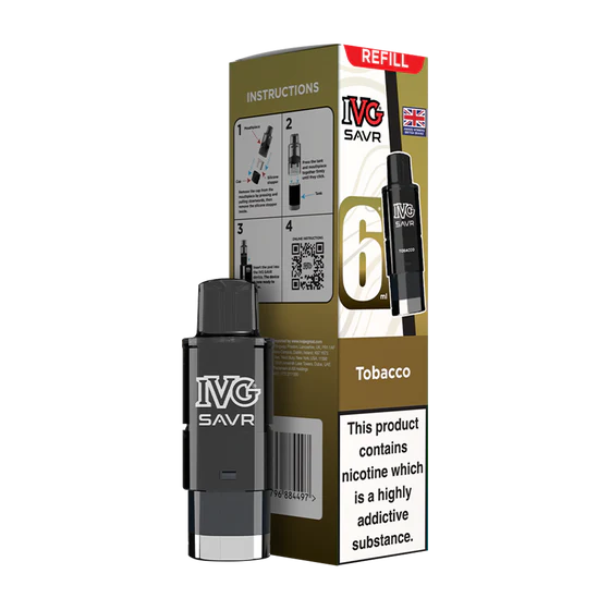 IVG SAVR Prefilled Pods - Tobacco