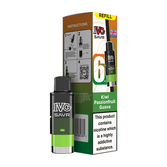 IVG SAVR Prefilled Pods - Kiwi Passionfruit Guava