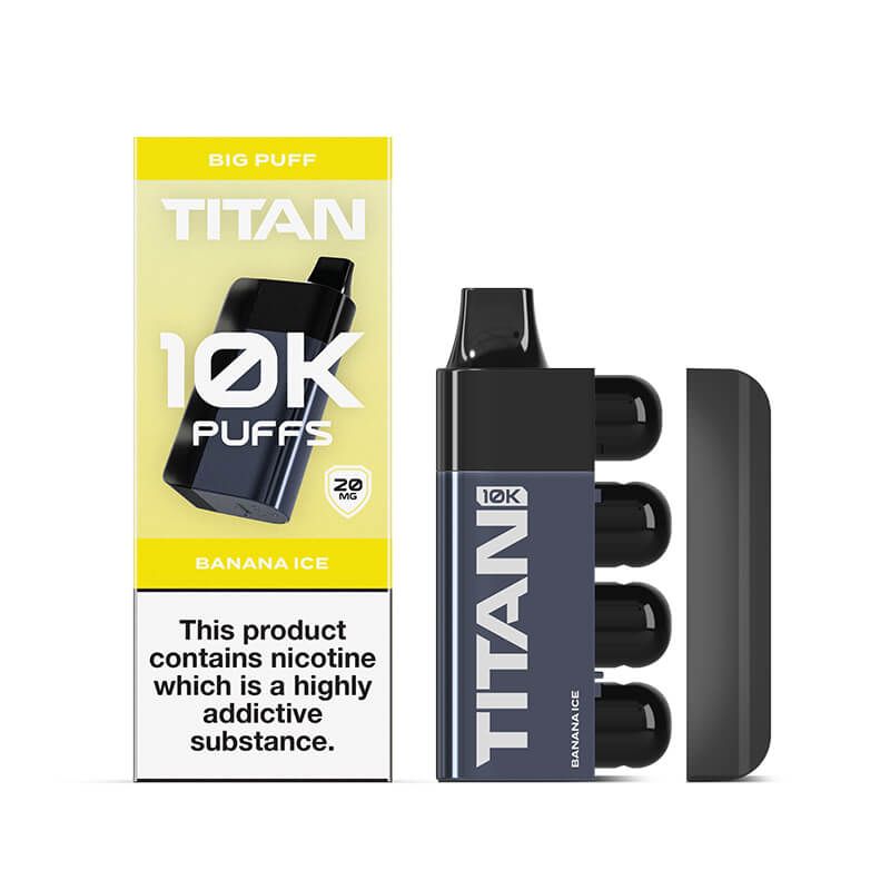 Titan 10K Puffs Rechargeable Disposable Vape Kit  