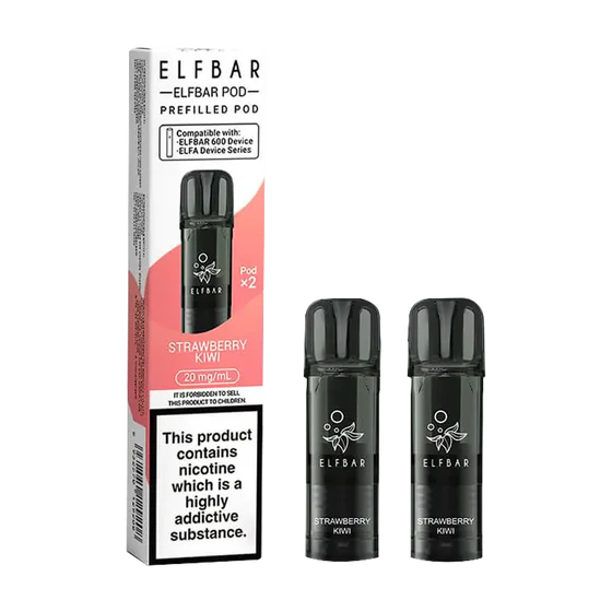 Elf Bar 600 Prefilled Pods - Strawberry Kiwi