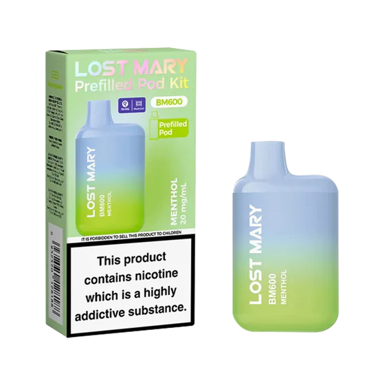 Lost Mary BM600 Prefilled Pod Kit - Menthol