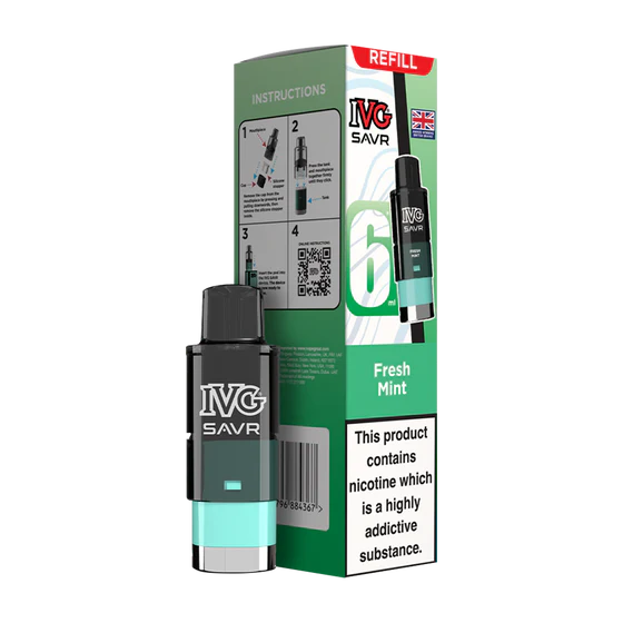 IVG SAVR Prefilled Pods - Fresh Mint