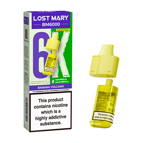 Lost Mary BM6000 Refill - Banana Volcano