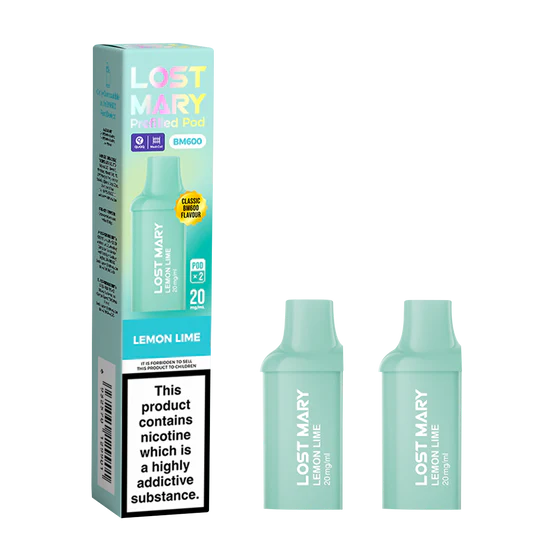 Lost Mary BM600 Prefilled Pods - 2 Pack - Lemon Lime