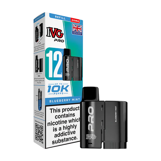 IVG Pro 12 Prefilled Pod - Blueberry Mint