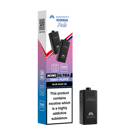 Hayati Mini Ultra Pods - Blue Razz GB