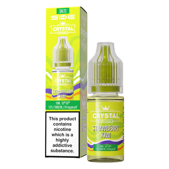SKE Crystal Nic Salt 10ml - Strawberry Kiwi