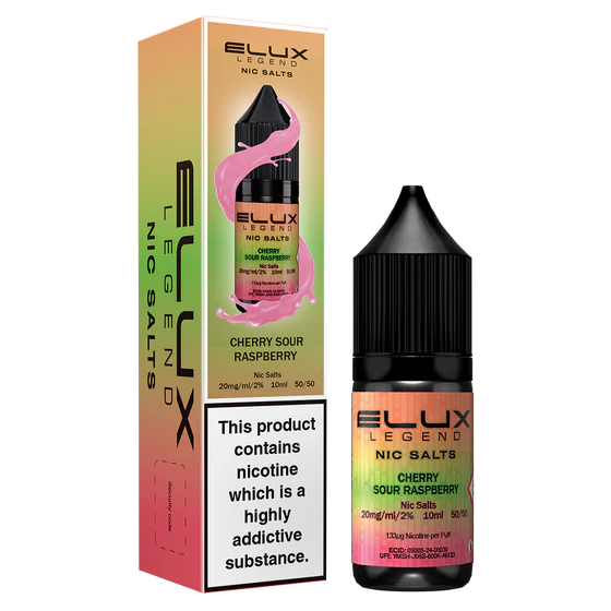 Elux Legend Nic Salt 10ml - Cherry Sour Raspberry