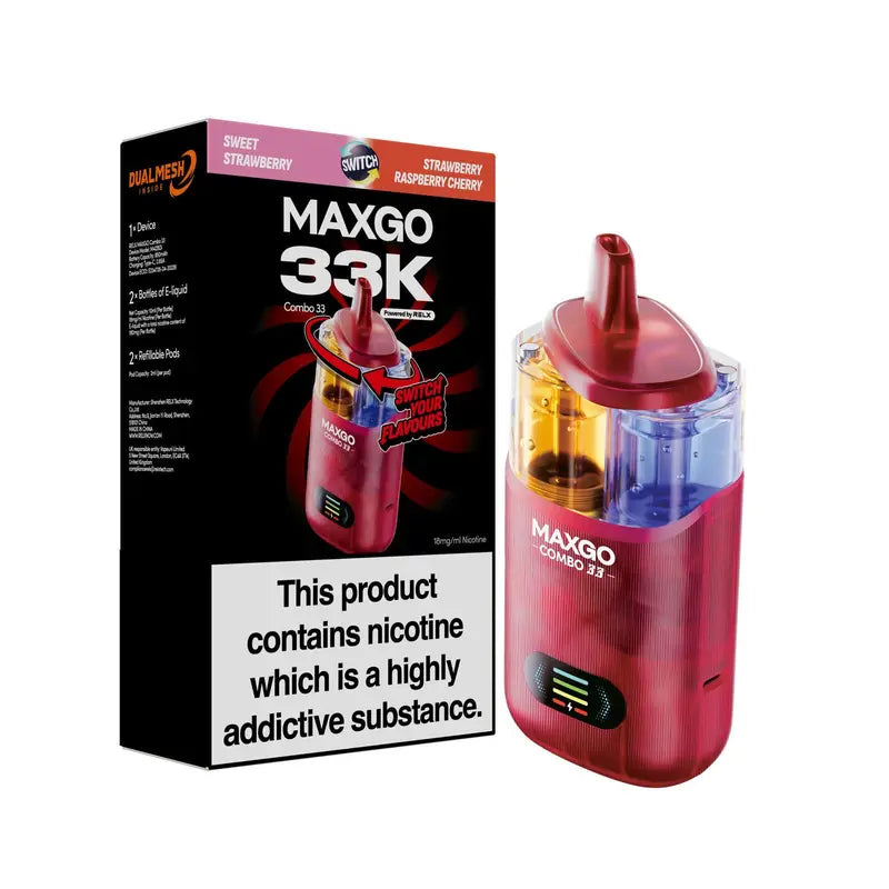 RELX Maxgo Combo 33000 Prefilled Vape Kit