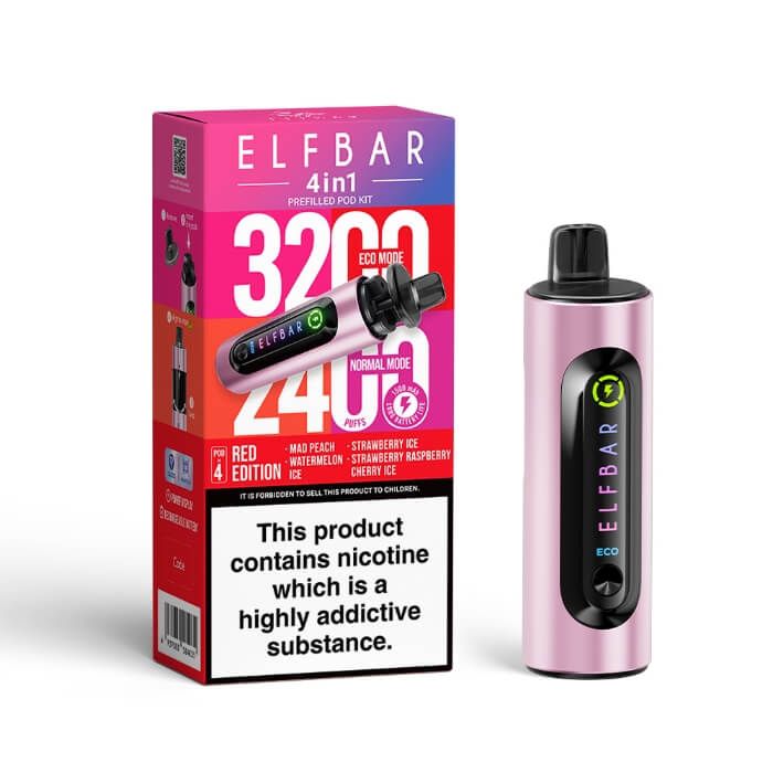 ELFBAR 4-in-1 3200 Prefilled Kit