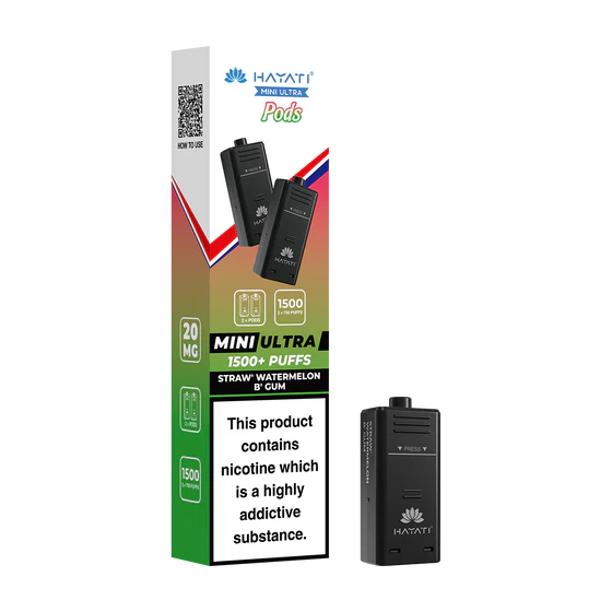 Hayati Mini Ultra Pods - Straw' Watermelon B' Gum