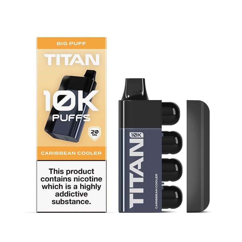 Titan 10K Puffs Rechargeable Disposable Vape Kit  