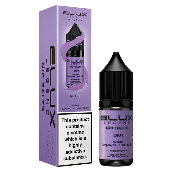 Elux Legend Nic Salt 10ml - Grape