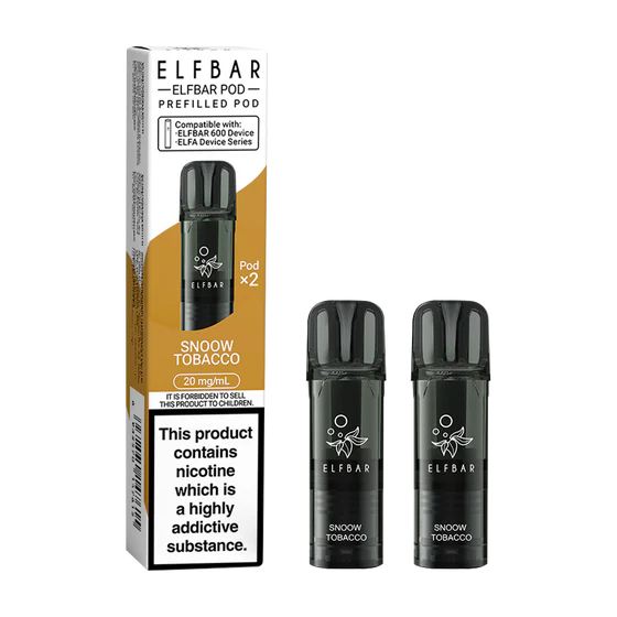 Elf Bar 600 Prefilled Pods - Snoow Tobacco