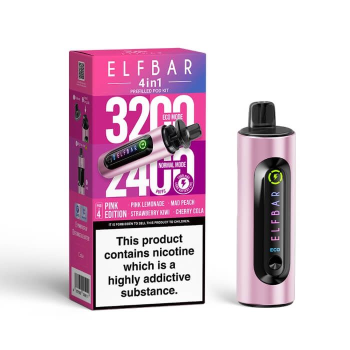 ELFBAR 4-in-1 3200 Prefilled Kit