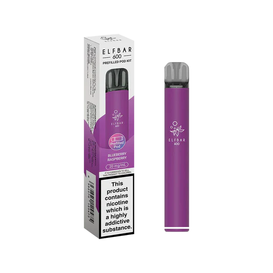 Elf Bar 600 Prefilled Pod Kit - Blueberry Raspberry