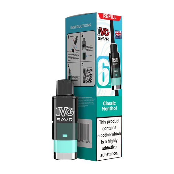 IVG SAVR Prefilled Pods - Classic Menthol