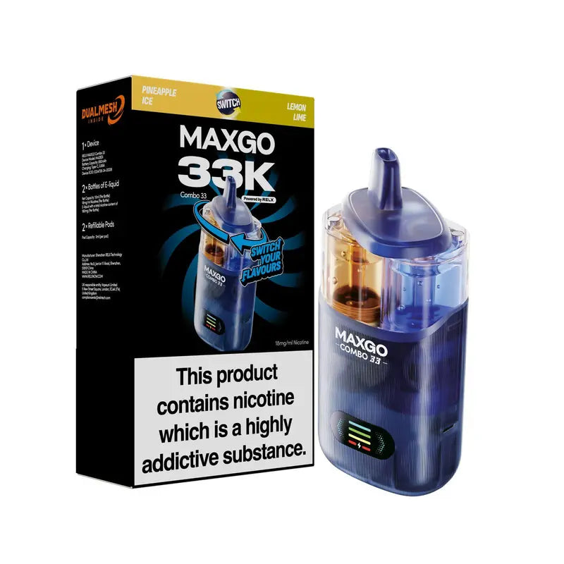 RELX Maxgo Combo 33000 Prefilled Vape Kit