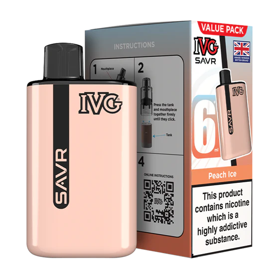 IVG SAVR Prefilled Pod Kit - Peach Ice