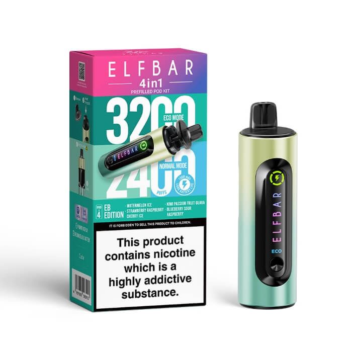 ELFBAR 4-in-1 3200 Prefilled Kit