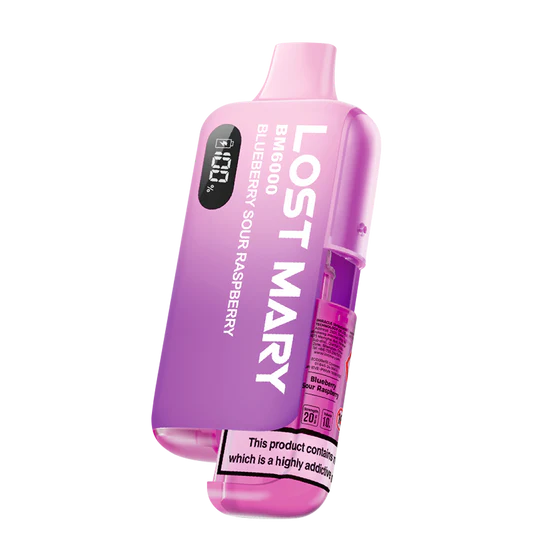Lost Mary BM6000 Refillable Pod Kit - Blue Sour Raspberry