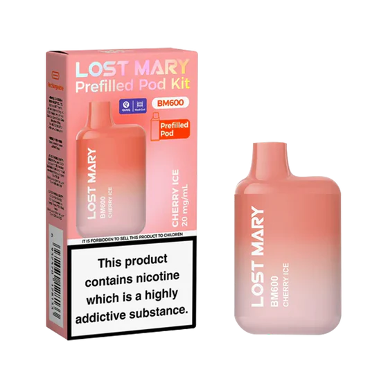 Lost Mary BM600 Prefilled Pod Kit - Cherry Ice
