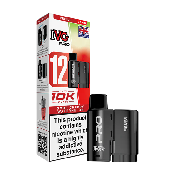 IVG Pro 12 Prefilled Pod - Sour Cherry Watermelon
