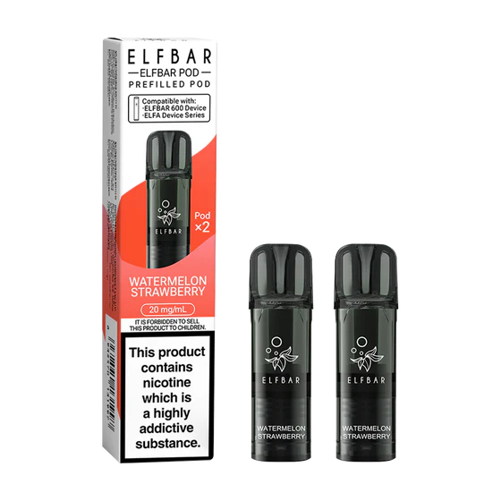 Elf Bar 600 Prefilled Pods - Watermelon Strawberry