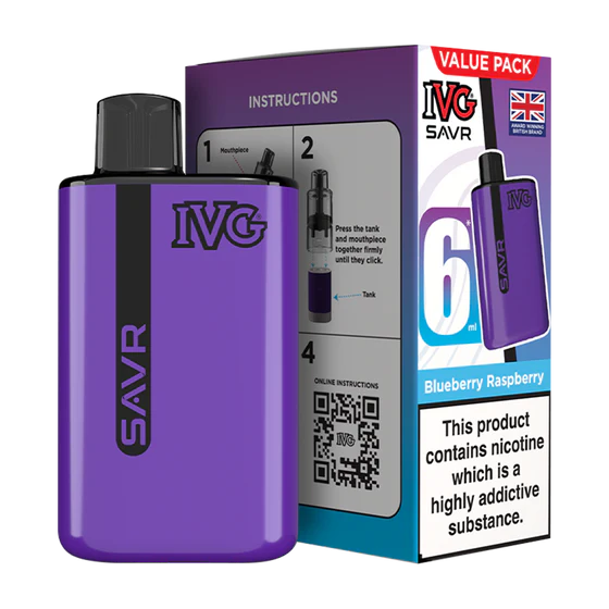 IVG SAVR Prefilled Pod Kit - Blueberry Raspberry
