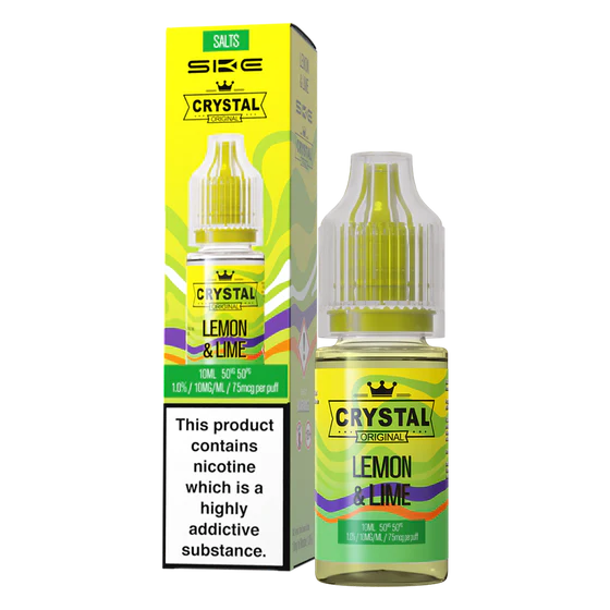 SKE Crystal Nic Salt 10ml - Lemon and Lime
