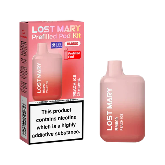Lost Mary BM600 Prefilled Pod Kit - Peach Ice