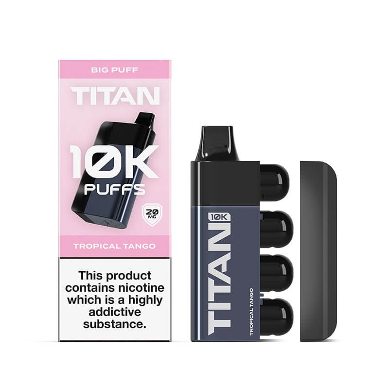 Titan 10K Puffs Rechargeable Disposable Vape Kit  