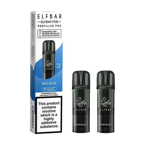 Elf Bar 600 Prefilled Pods - Mad Blue