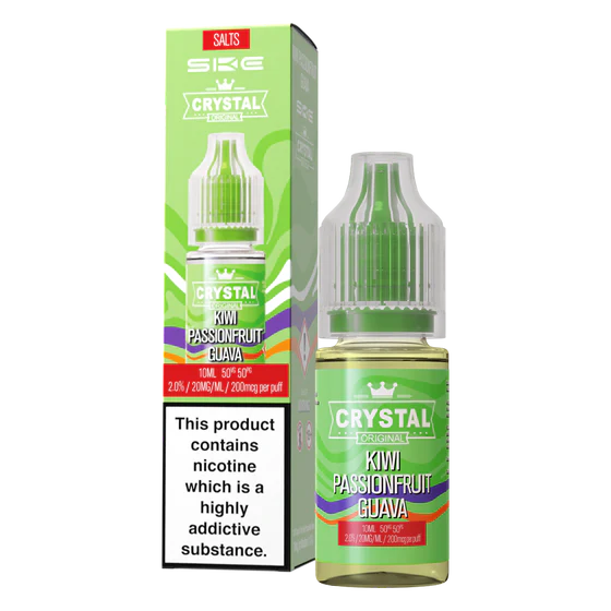 SKE Crystal Nic Salt 10ml - Kiwi Passionfruit Guava
