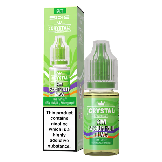 SKE Crystal Nic Salt 10ml - Kiwi Passionfruit Guava
