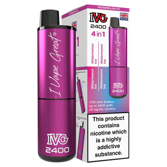 IVG 2400 Rechargeable Kit - Watermelon Ice