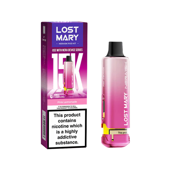 Lost Mary Nera 15k Prefilled Pods - Pink Lemonade