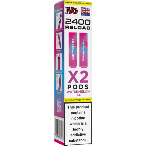 IVG 2400 Reload 2in1 Prefilled Pods