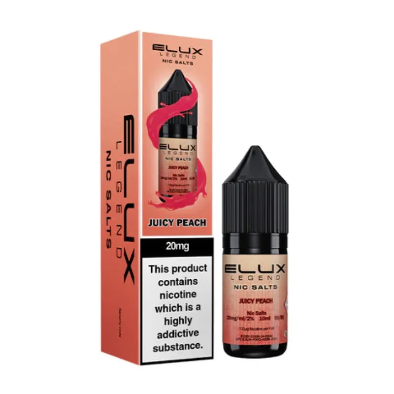 Elux Legend Juicy Peach Nic salt E-Liquid