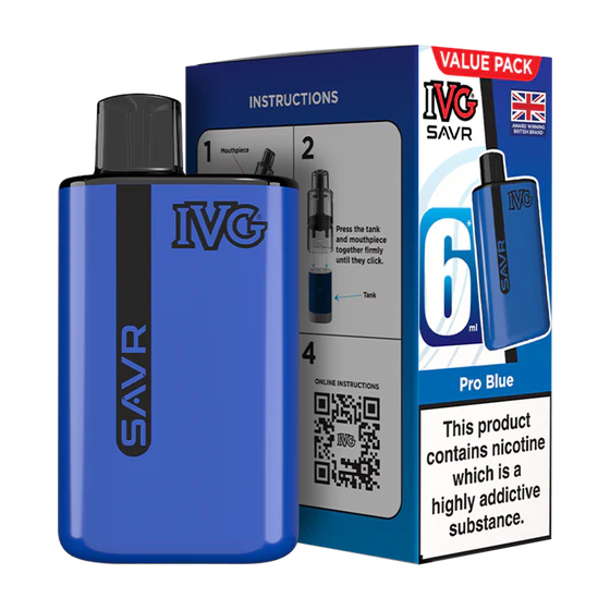 IVG SAVR Prefilled Pod Kit - Pro Blue