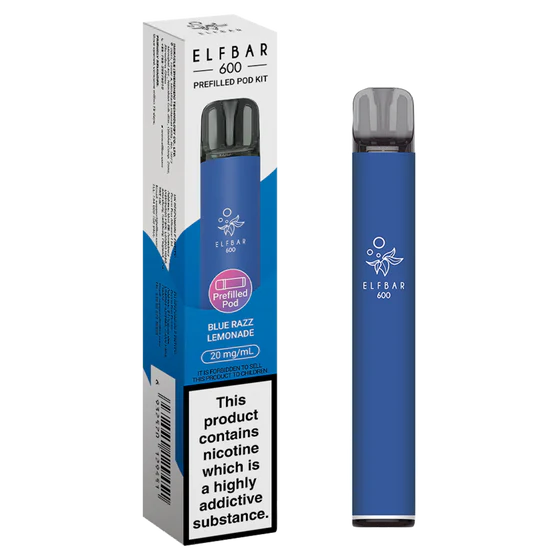 Elf Bar 600 Prefilled Pod Kit - Blue Razz Lemonade