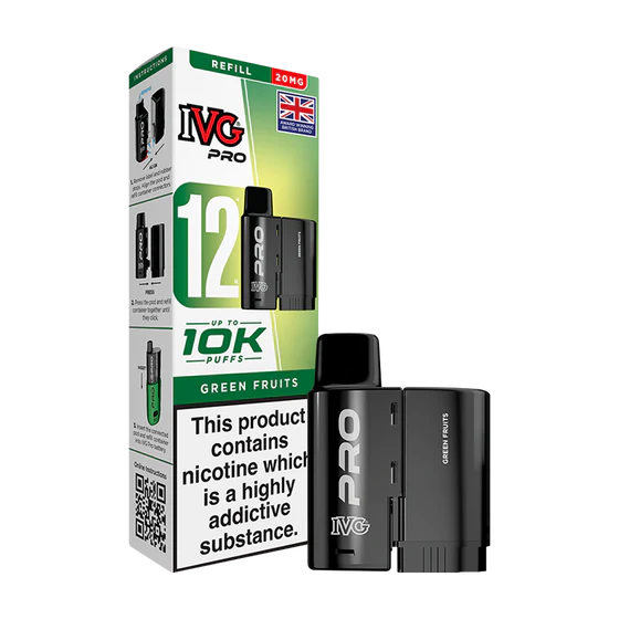 IVG Pro 12 Prefilled Pod - Green Fruits